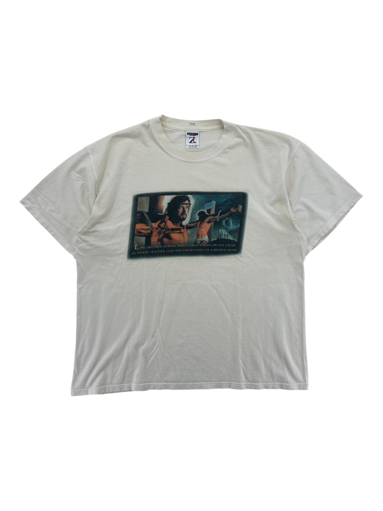 2000s Jesus "Long Before A Mortal Thief" T-shirt