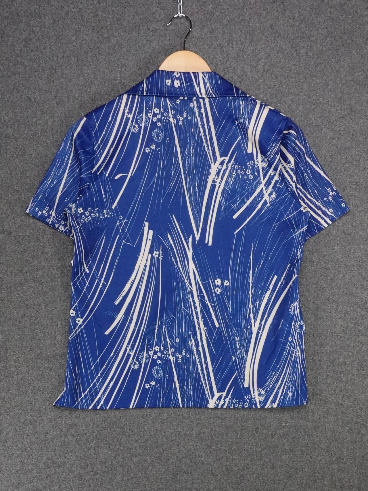 1970s - Short Sleeve Polyester Tunic Shirt