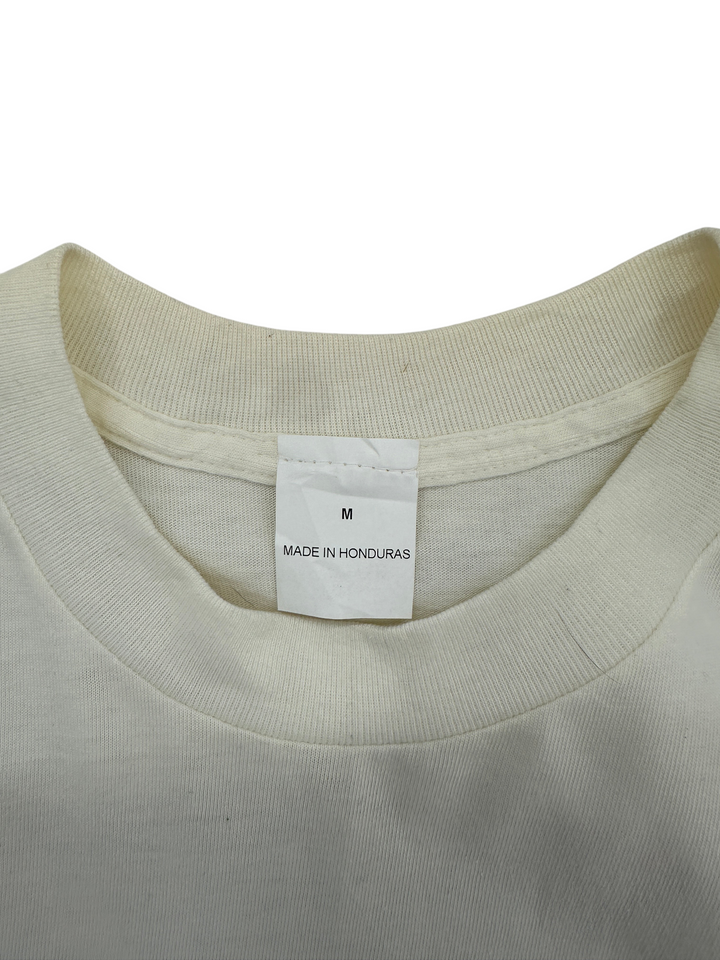 Exile Vintage white Kenny Chesney tour t-shirt size M tag detail showing made in Honduras