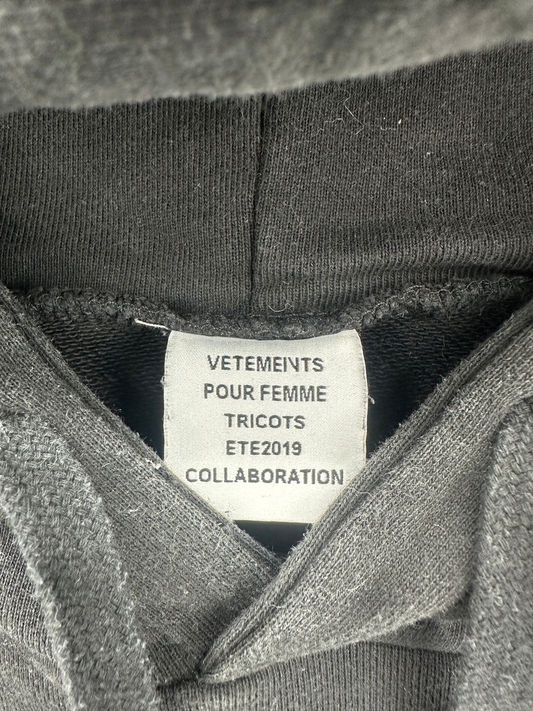 Vetements Black Hoodie