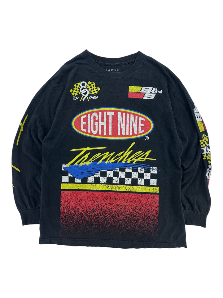 2000s Eight Nine Hardearnt Racing T-shirt