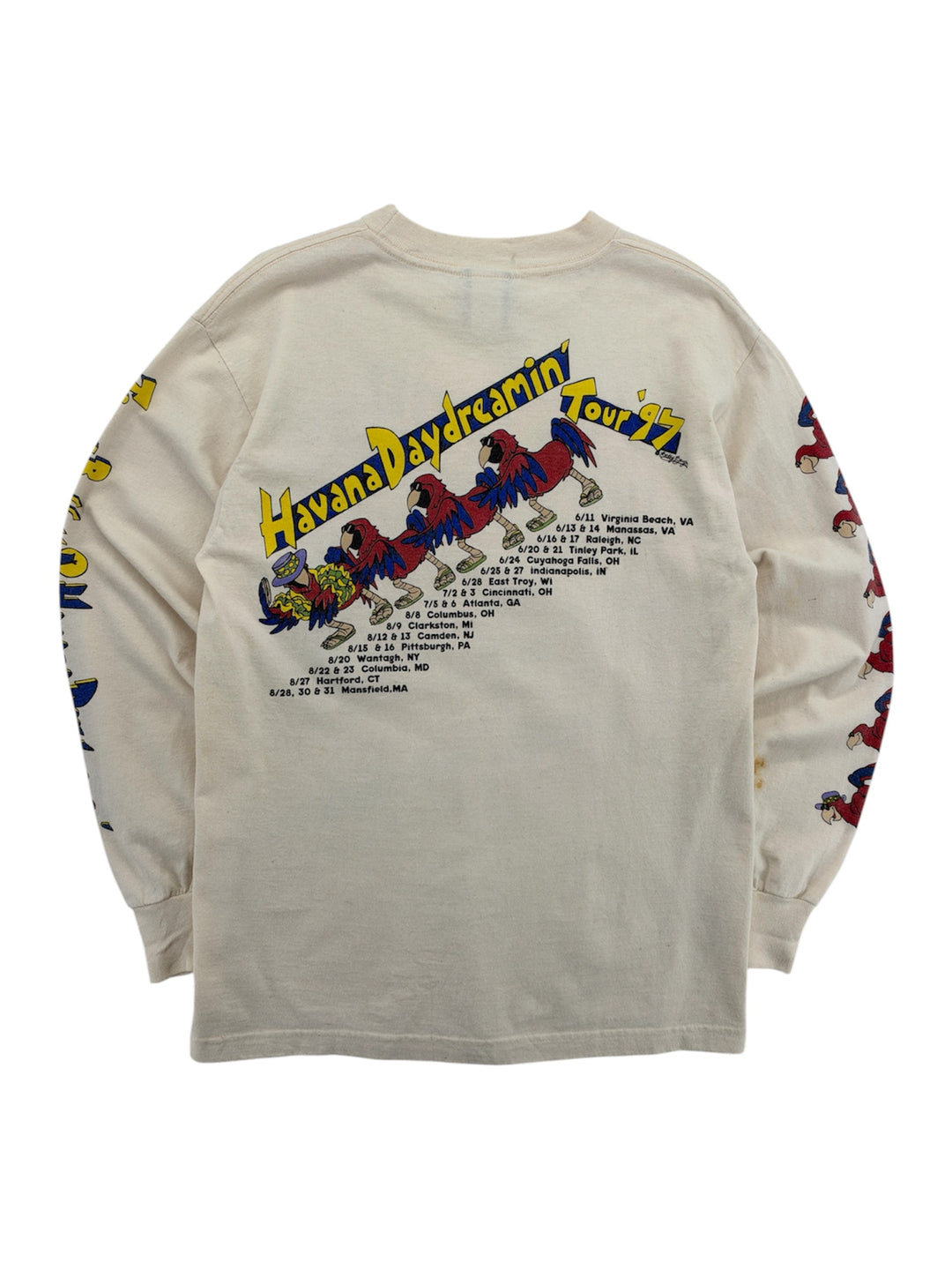 1990s Jimmy Buffet Tour Long Sleeve T-shirt