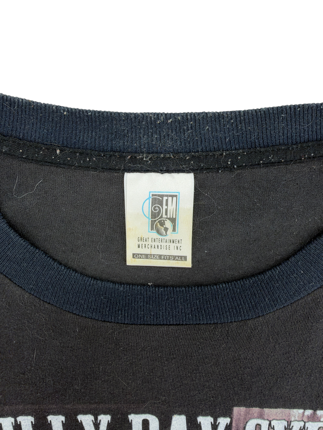 Exile Vintage black 1990s Billy Ray Cyrus tour t-shirt featuring a GEM tag on the inner collar