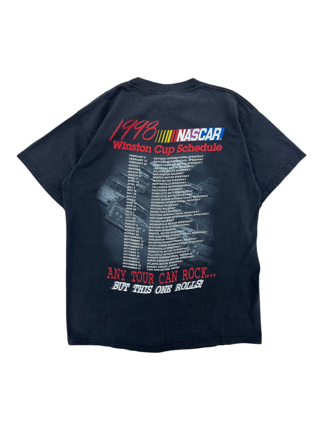 1990s Nascar Rolling On Tour T-shirt