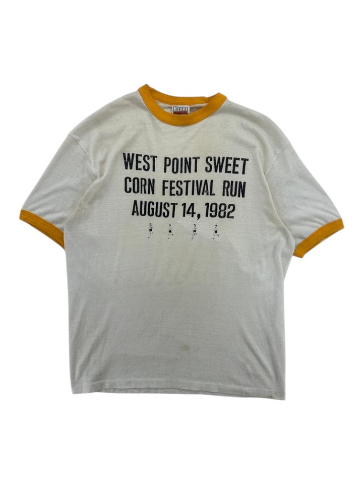 1980s West Point Sweet Corn Festival Run Ringer T-shirt