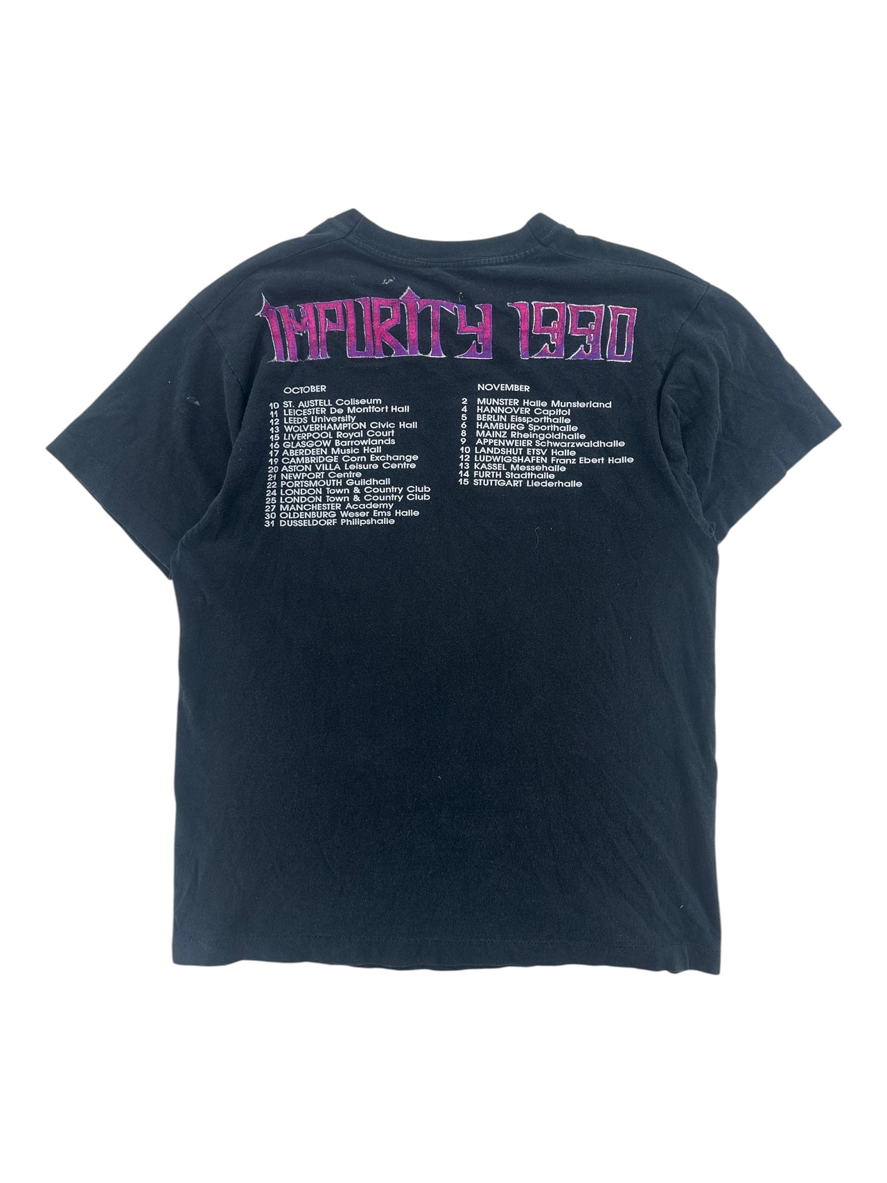 1990s New Model Army "Impurity" T-shirt