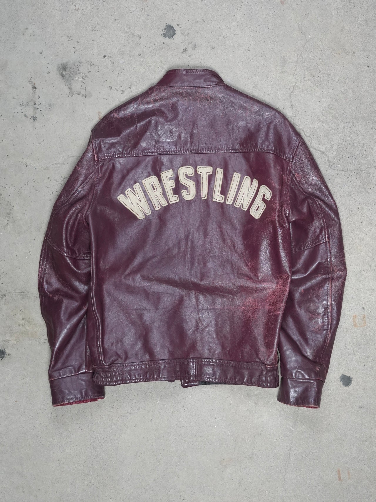 1980S - WRESTLING VARSITY JACKET