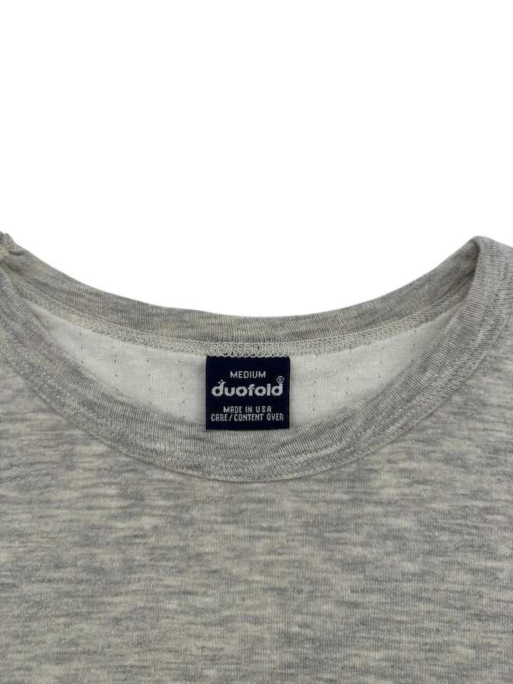 1980s Duofold Grey Long Sleeve Thermal Shirt