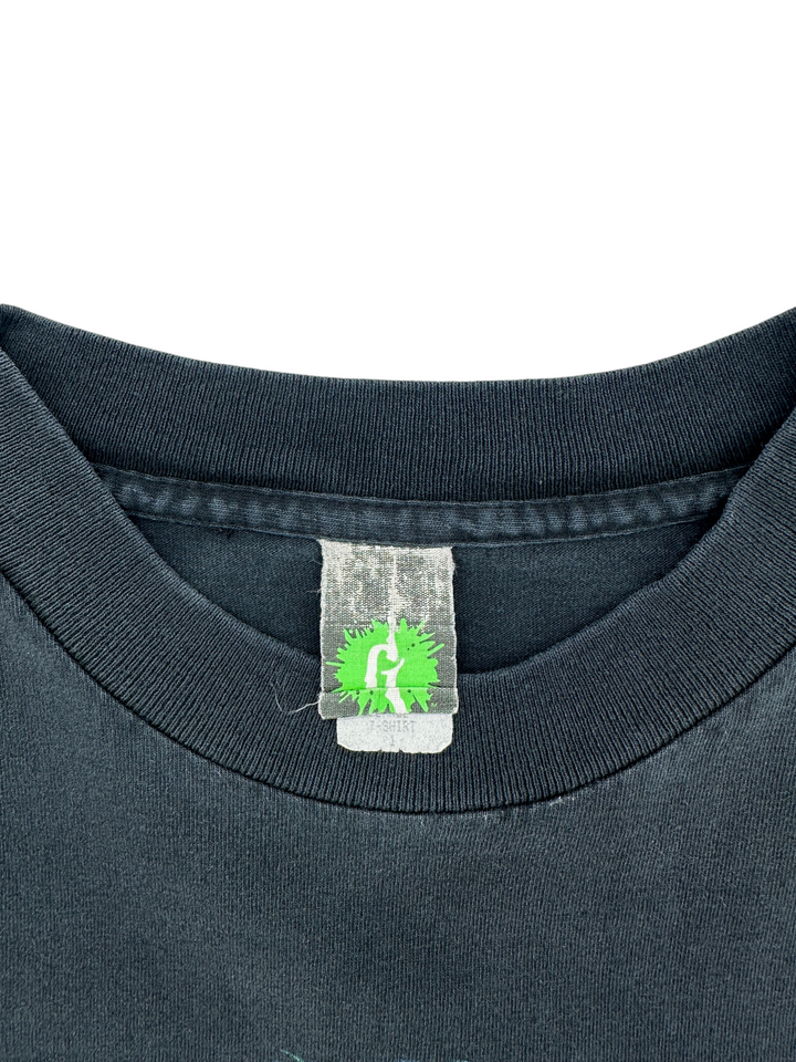 Exile Vintage 1990s Goosebumps Haunted Mask II t-shirt collar and brand tag detail