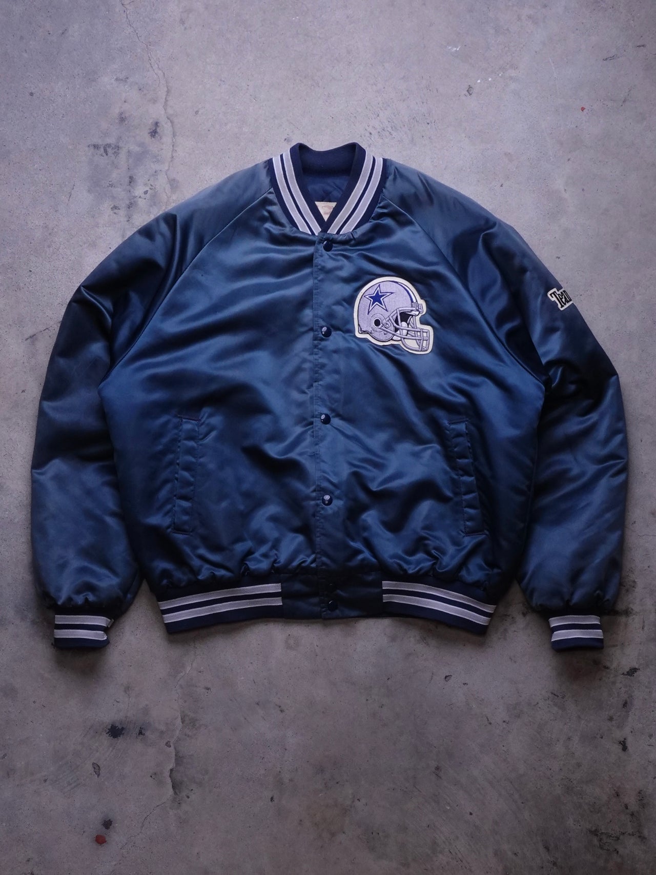 1990s - NFL Cowboys Satin Bomber Jacket