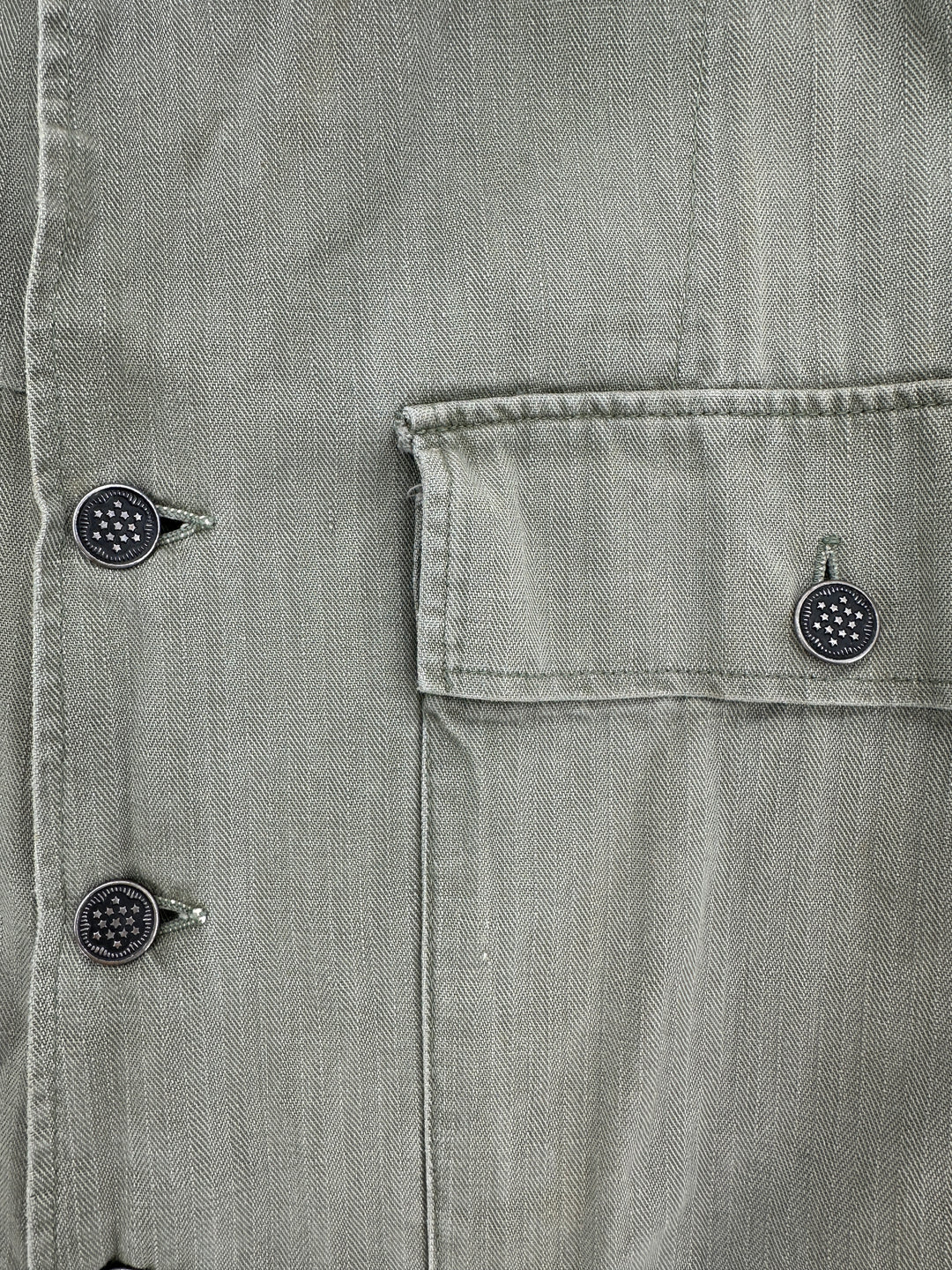 1940s M43 US Army Marines HBT Longsleeve Shirt