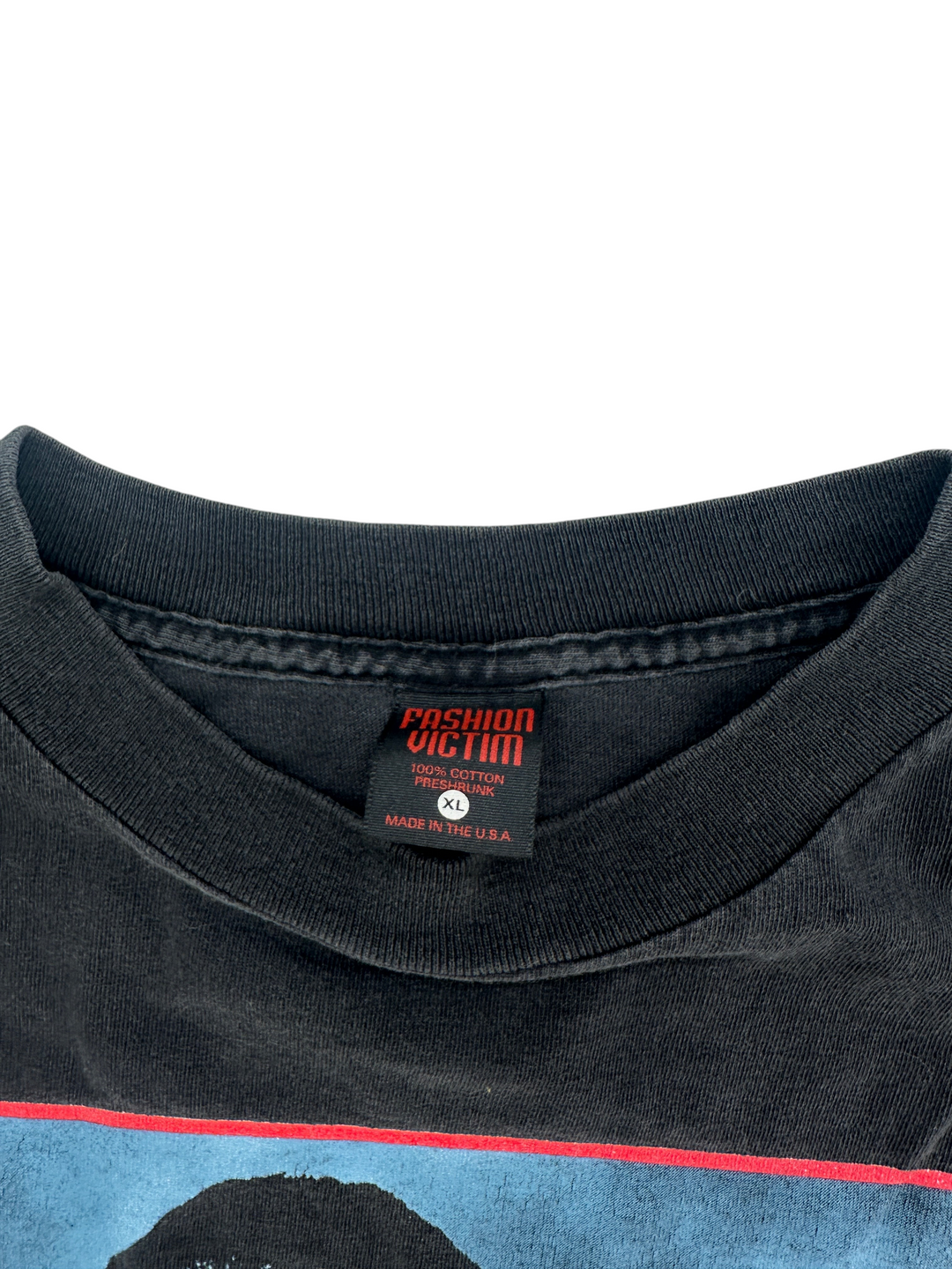 Exile Vintage black 1990s Babylon 5 Lochley T-shirt with Fashion Victim tag, size XL, 100% cotton