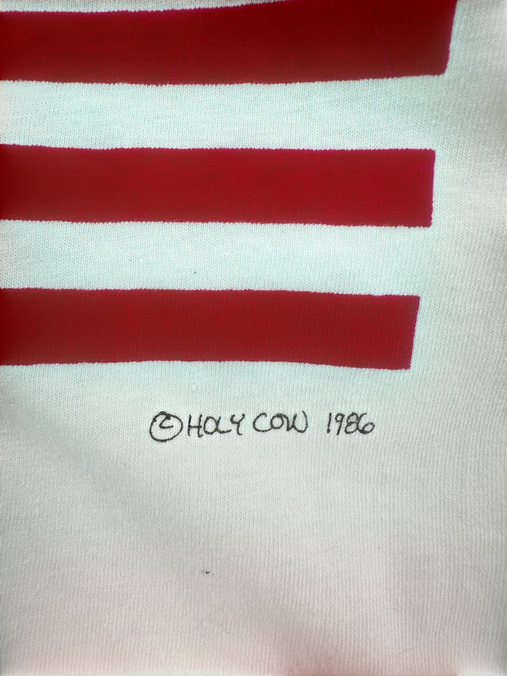 1986 HolyCow American Flag T-shirt