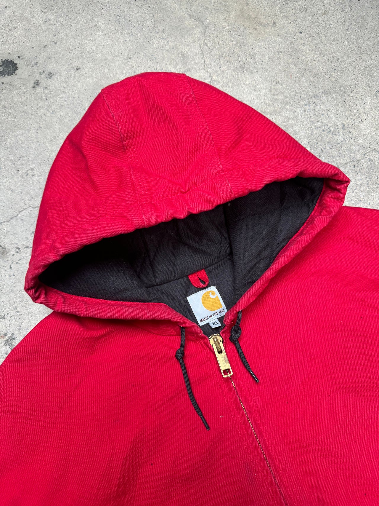 2000S - RED HOODED CARHARTT JACKET