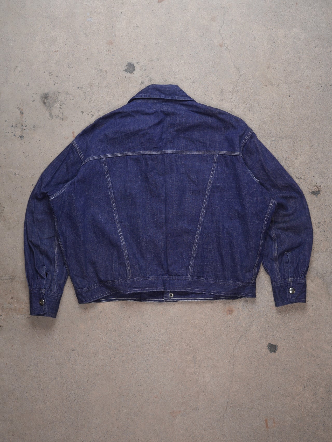 1990S - DENIM JACKET MADE IN BRITISH HONG KONG