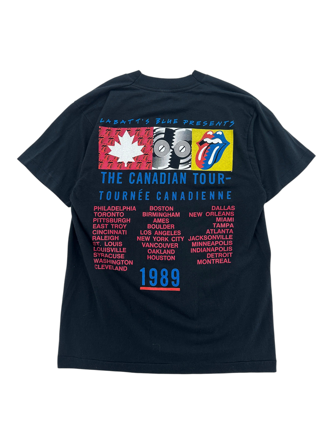 1989 Rolling Stones "Canadian Tour" T-shirt