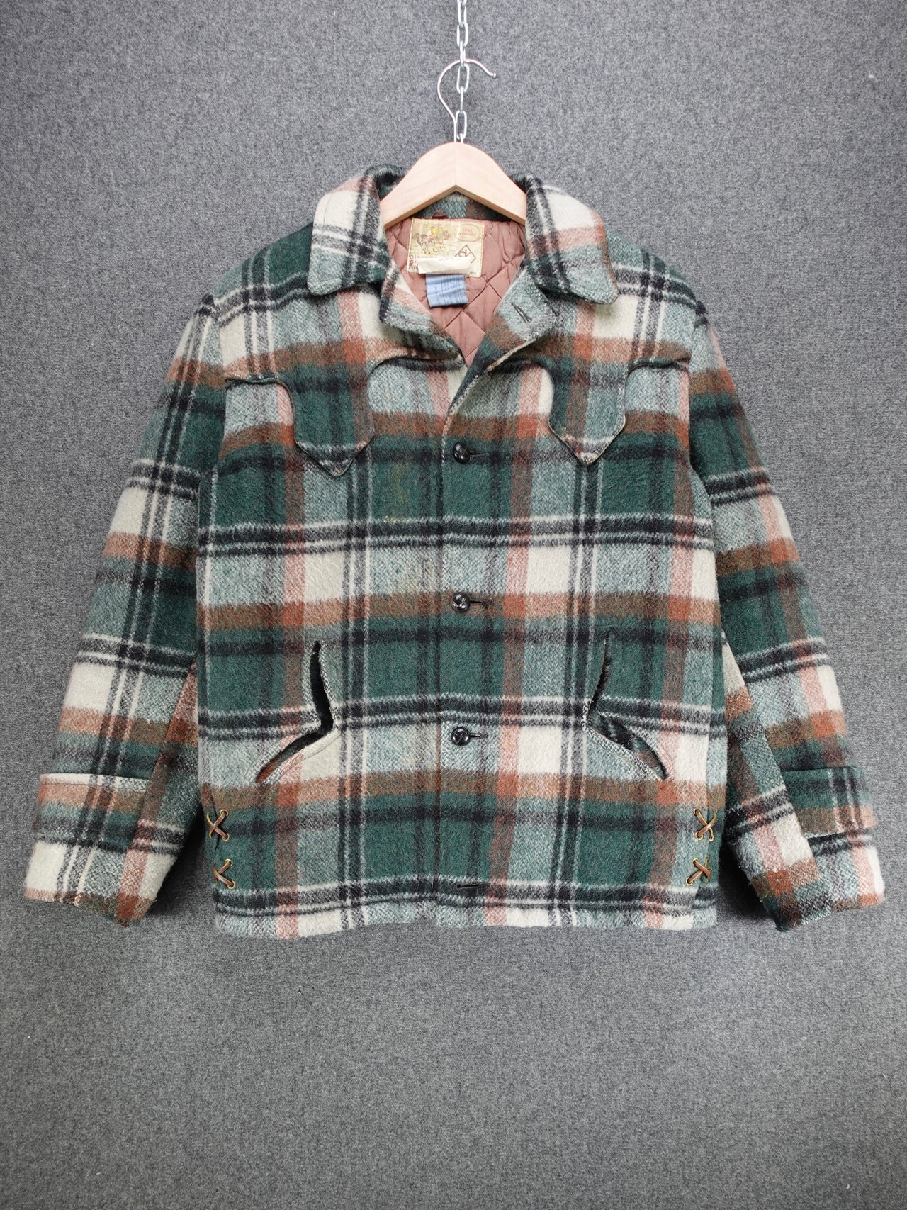 Vintage 1960s/70s - Diamond Brand Ranch Wear Wool Blend Jacket