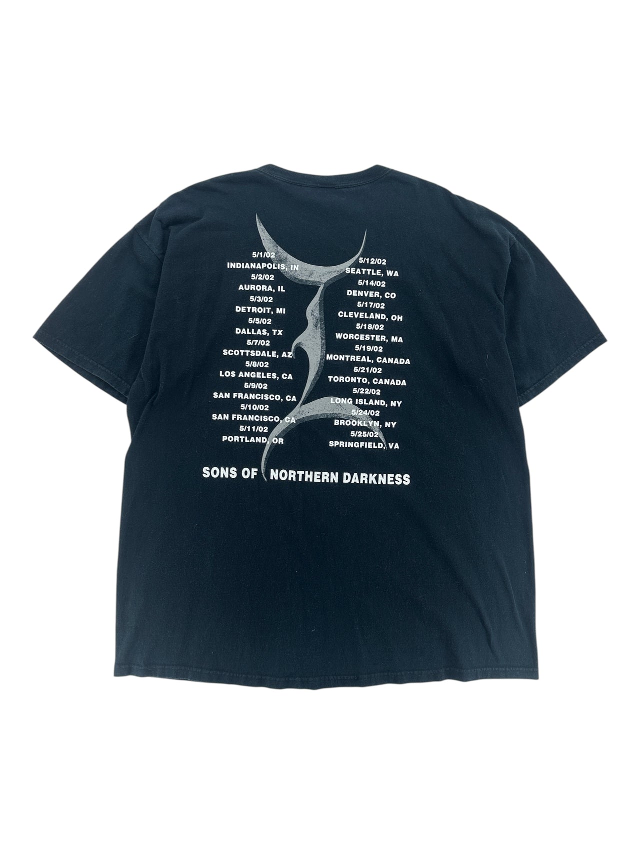 2000s Immortal Band "Sons Of Northern Darkness" T-shirt