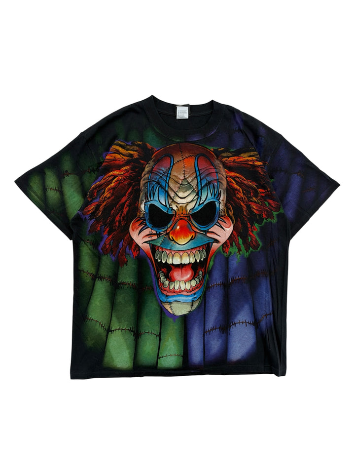 2000s Liquid Blue Evil Clown Marionette T-shirt