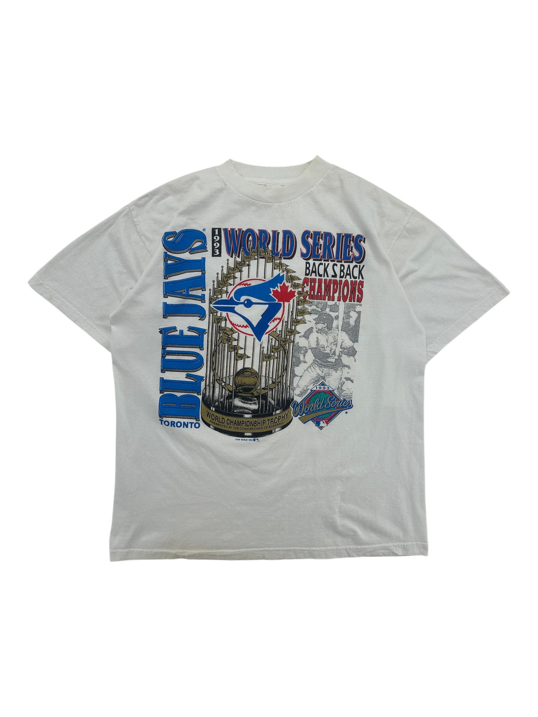 1993 Toronto Blue Jays Back 2 back Champions T-shirt