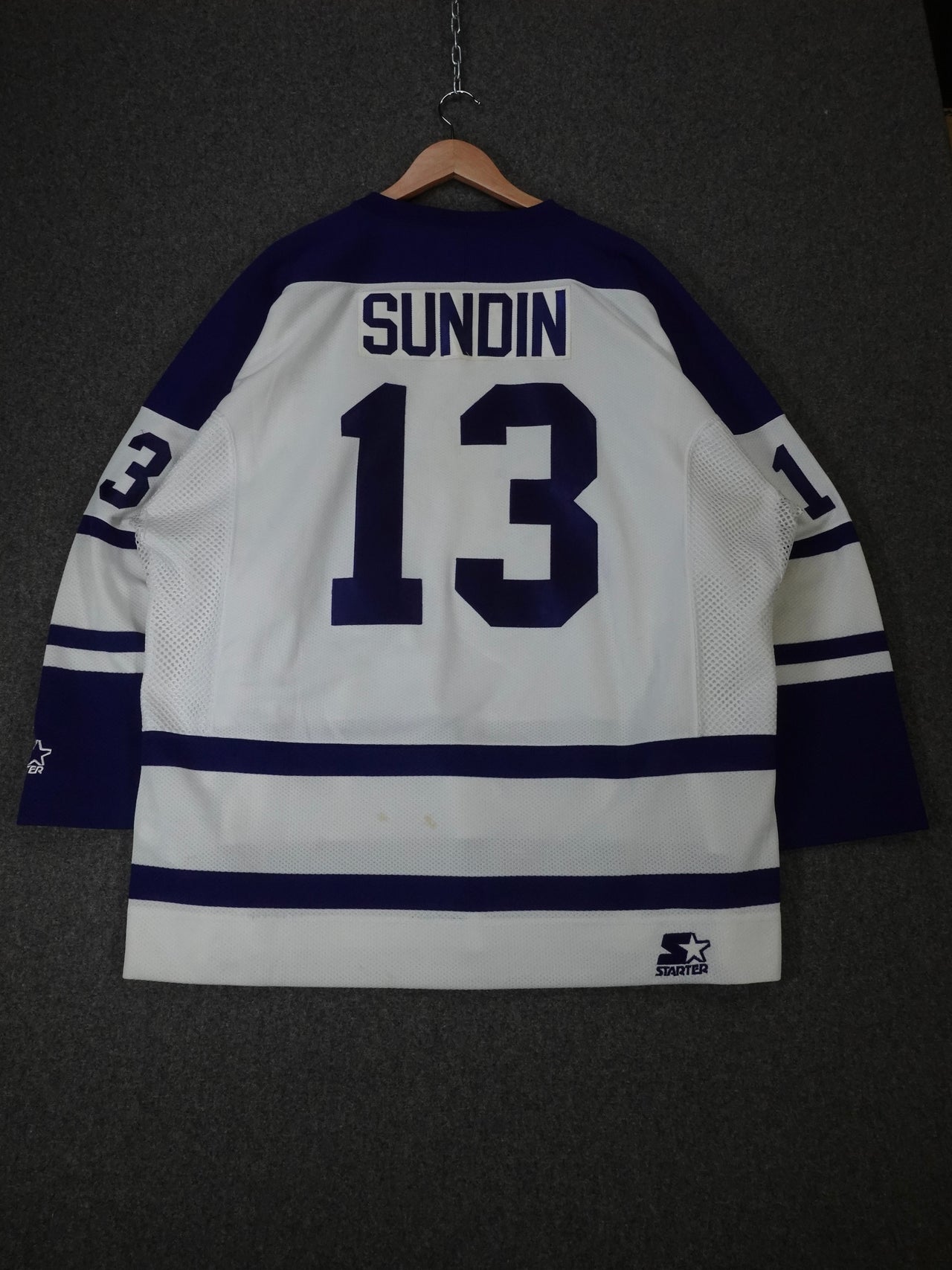Vintage 2000s - Starter Toronto Maple Leafs "Sudin" NHL Jersey