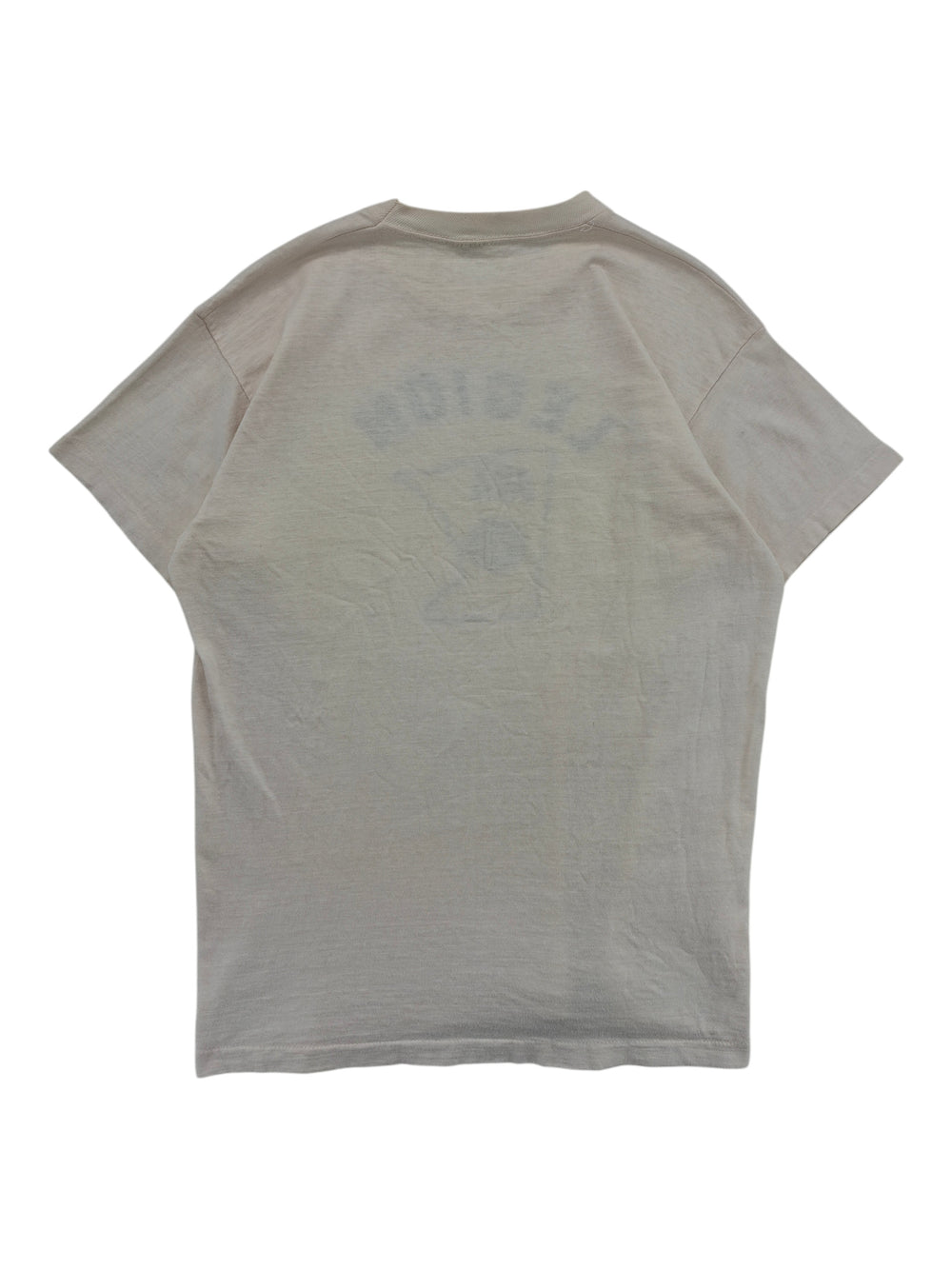 Exile Vintage 1970s Legion Boys State cream t-shirt, back view showing vintage graphic print