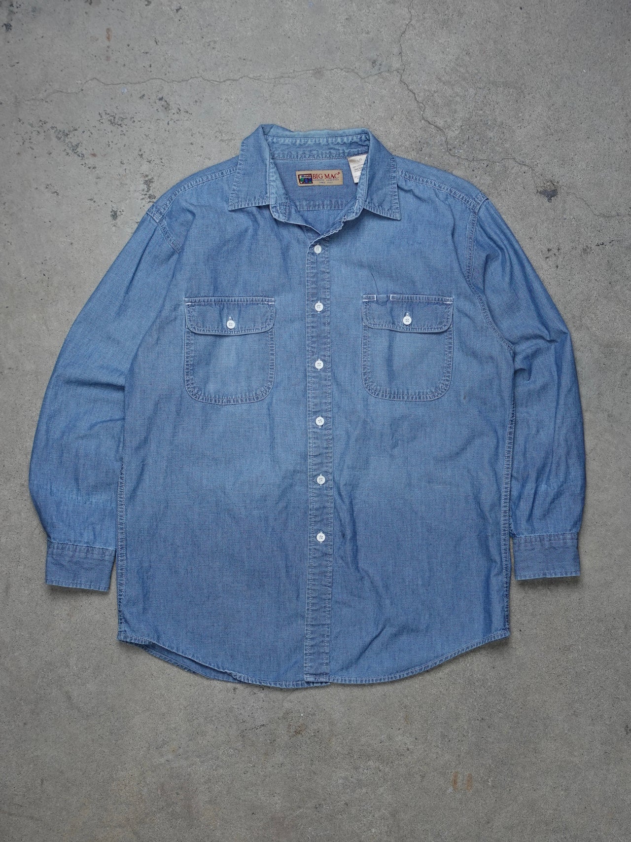 Vintage 1990s/2000s - Big Mac Chambray Shirt