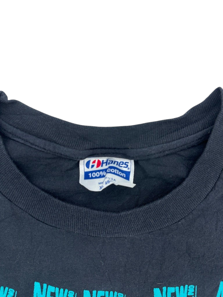 Exile Vintage 1980s New Kids On The Block tour t-shirt featuring a Hanes 100% cotton XL neck label