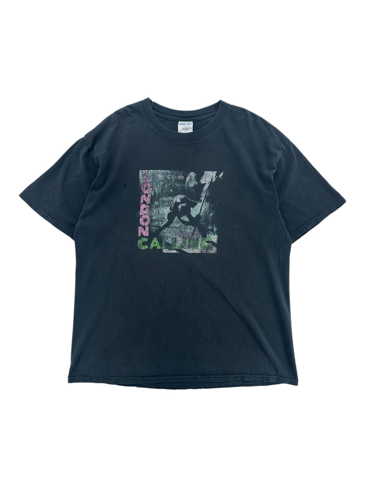2000s The Clash London Calling Lyric T-shirt