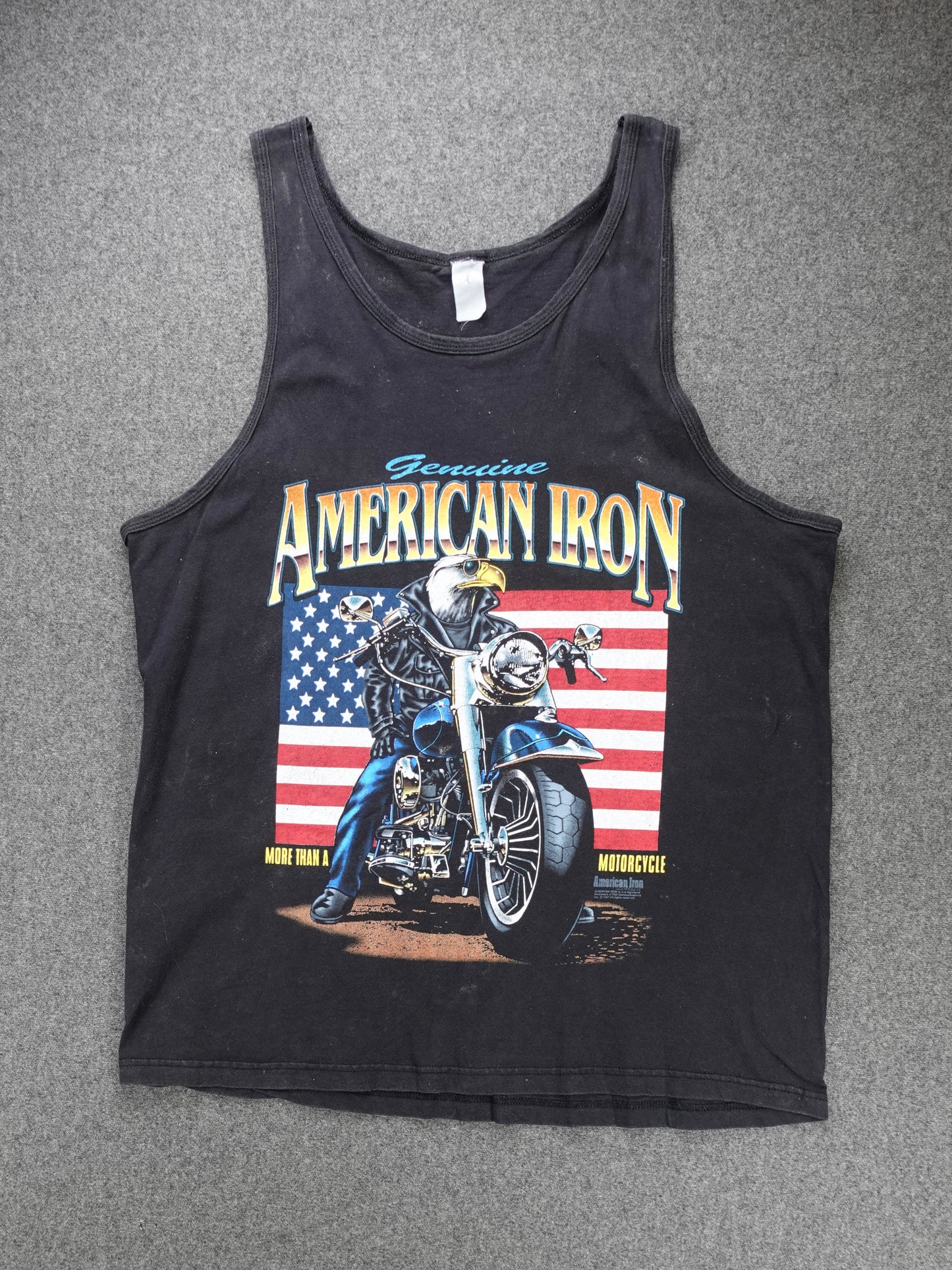 1990s - American Iron Biker Tank Top