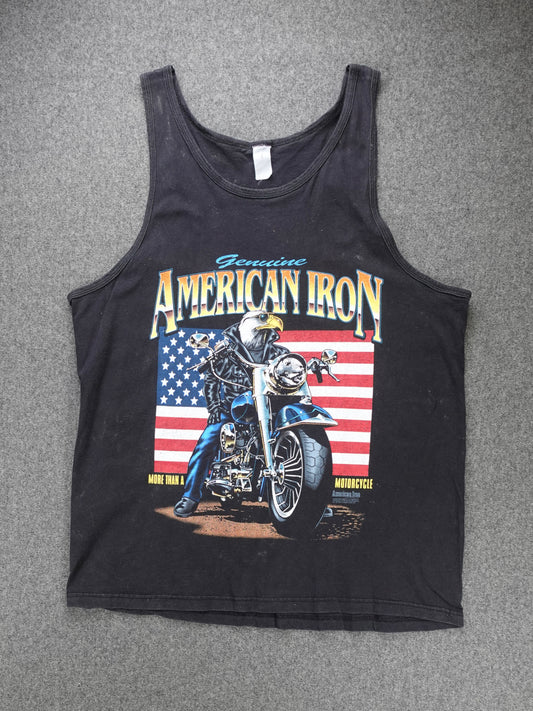 1990s - American Iron Biker Tank Top