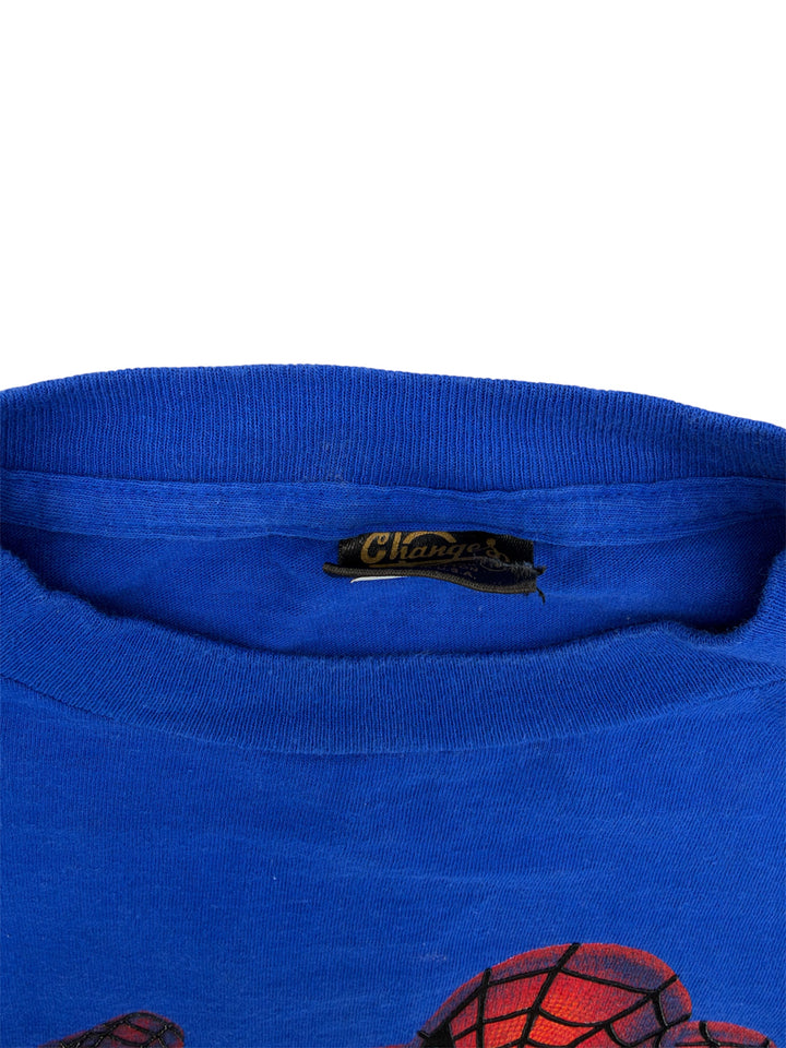 2000s Spider Man Blue T-shirt