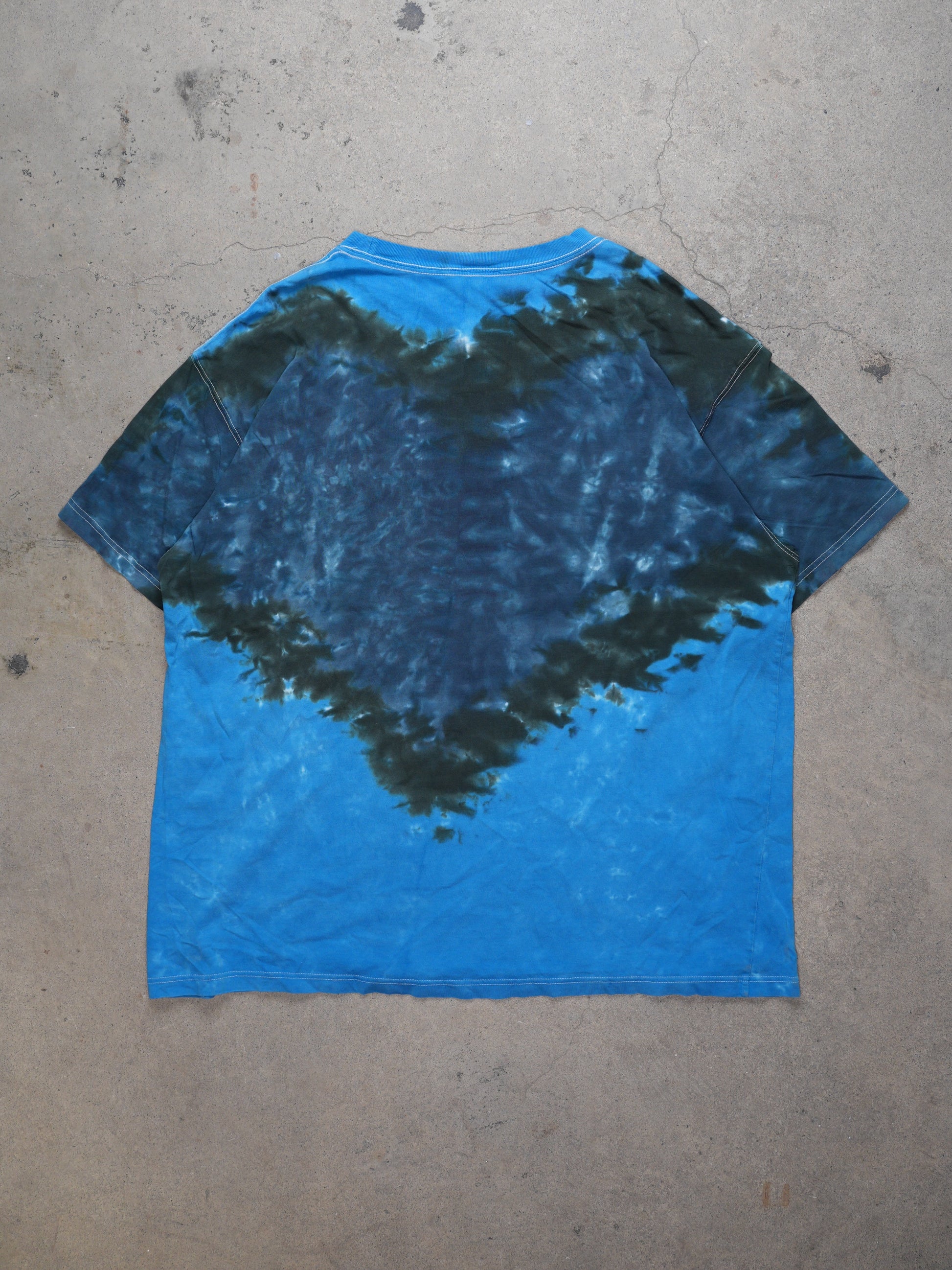 1990S - KISS TIE DYE T-SHIRT  (XXL)