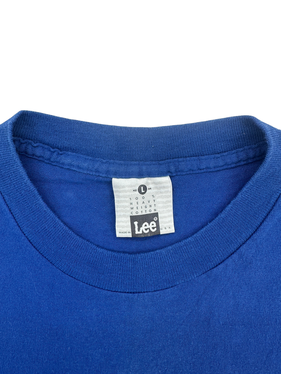 Exile Vintage blue 1990s Jimmie Dale Gilmore tour t-shirt with Lee heavy weight cotton tag, size large