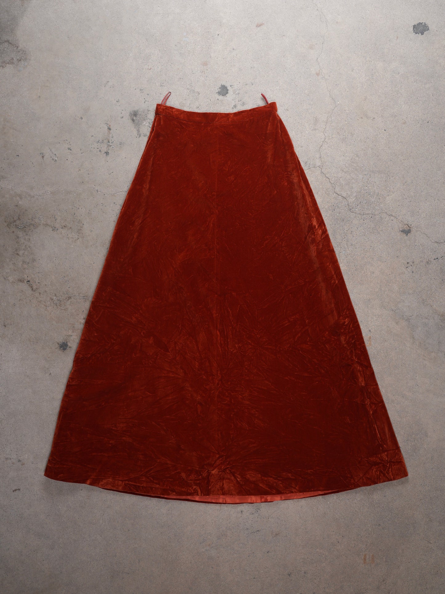 1960S - SATIN VELVET JACKET AND MAXI DRESS SET