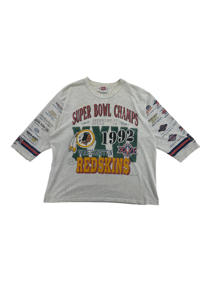 1990s Washington Redskins 3/4 Long Sleeve Shirt