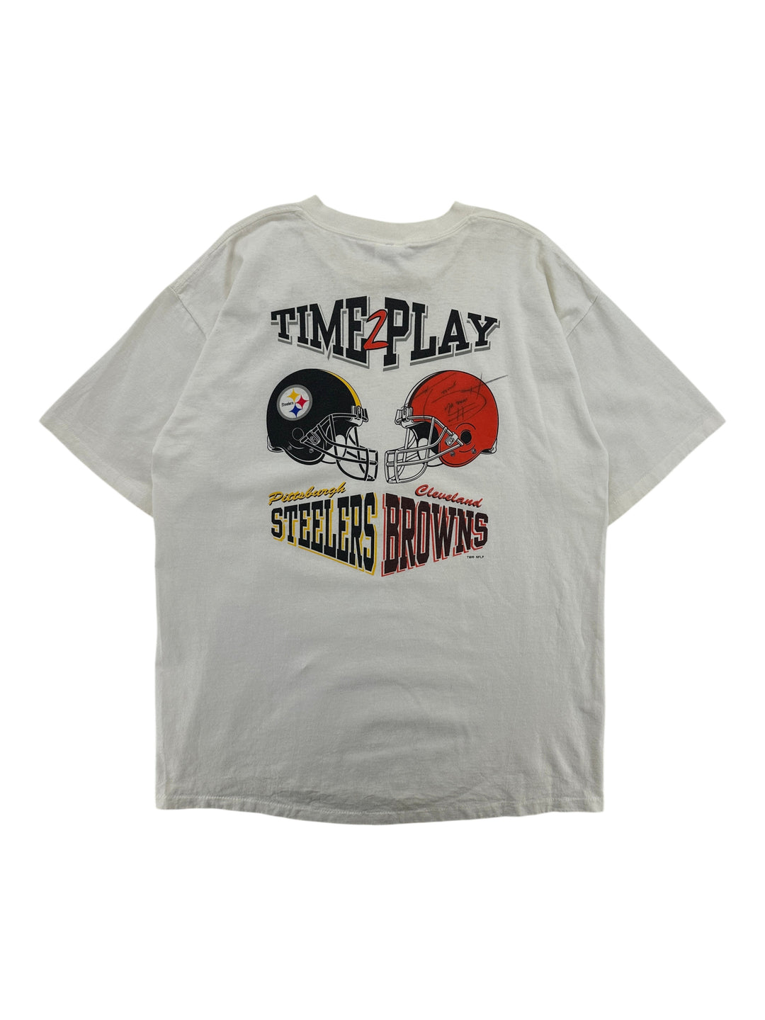 2000s NFL Steelers VS Browns T-shirt