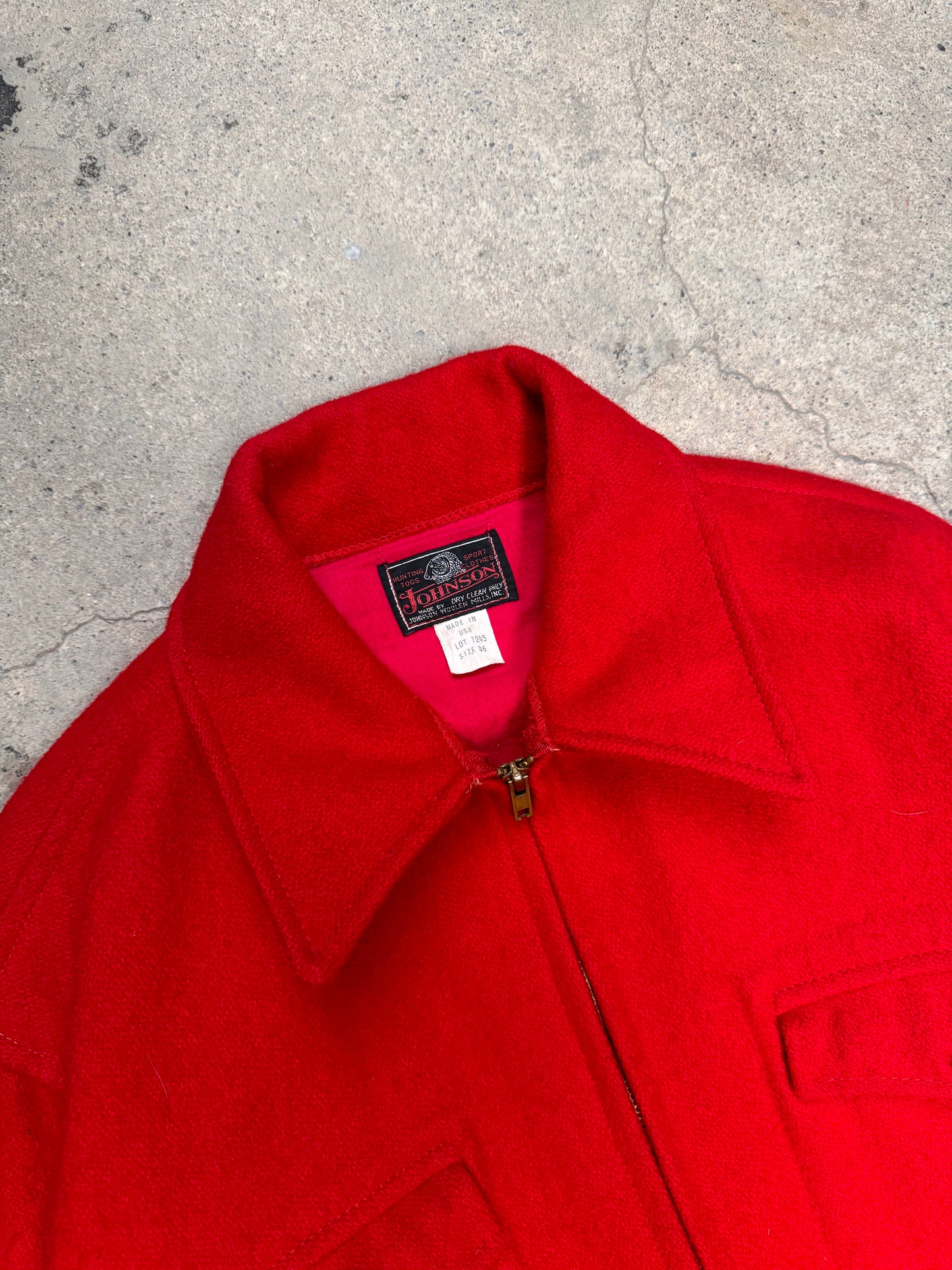 1960S - JOHNSON WOOL HUNTING JACKET