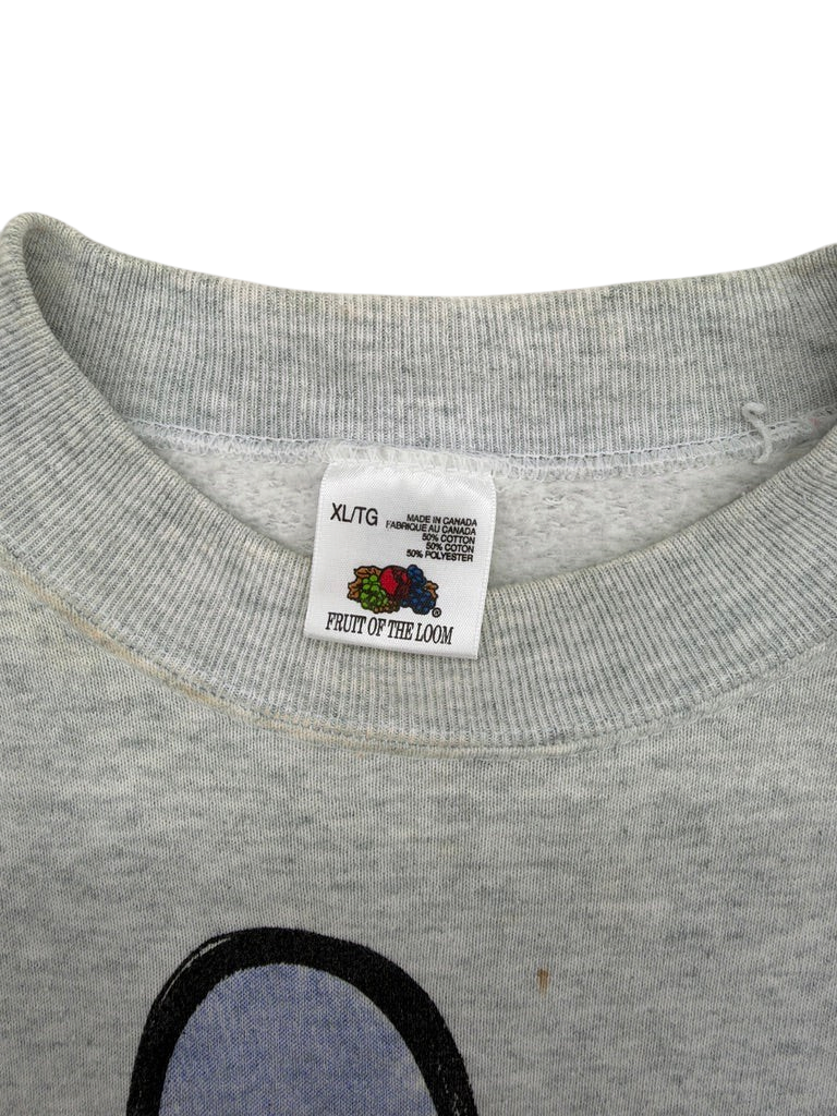 Exile Vintage grey 1990s Alice Through The Looking Glass crewneck sweatshirt with Fruit of the Loom tag