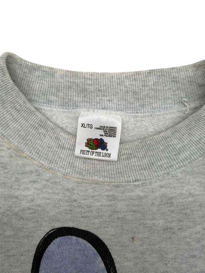 Exile Vintage grey 1990s Alice Through The Looking Glass crewneck sweatshirt with Fruit of the Loom tag