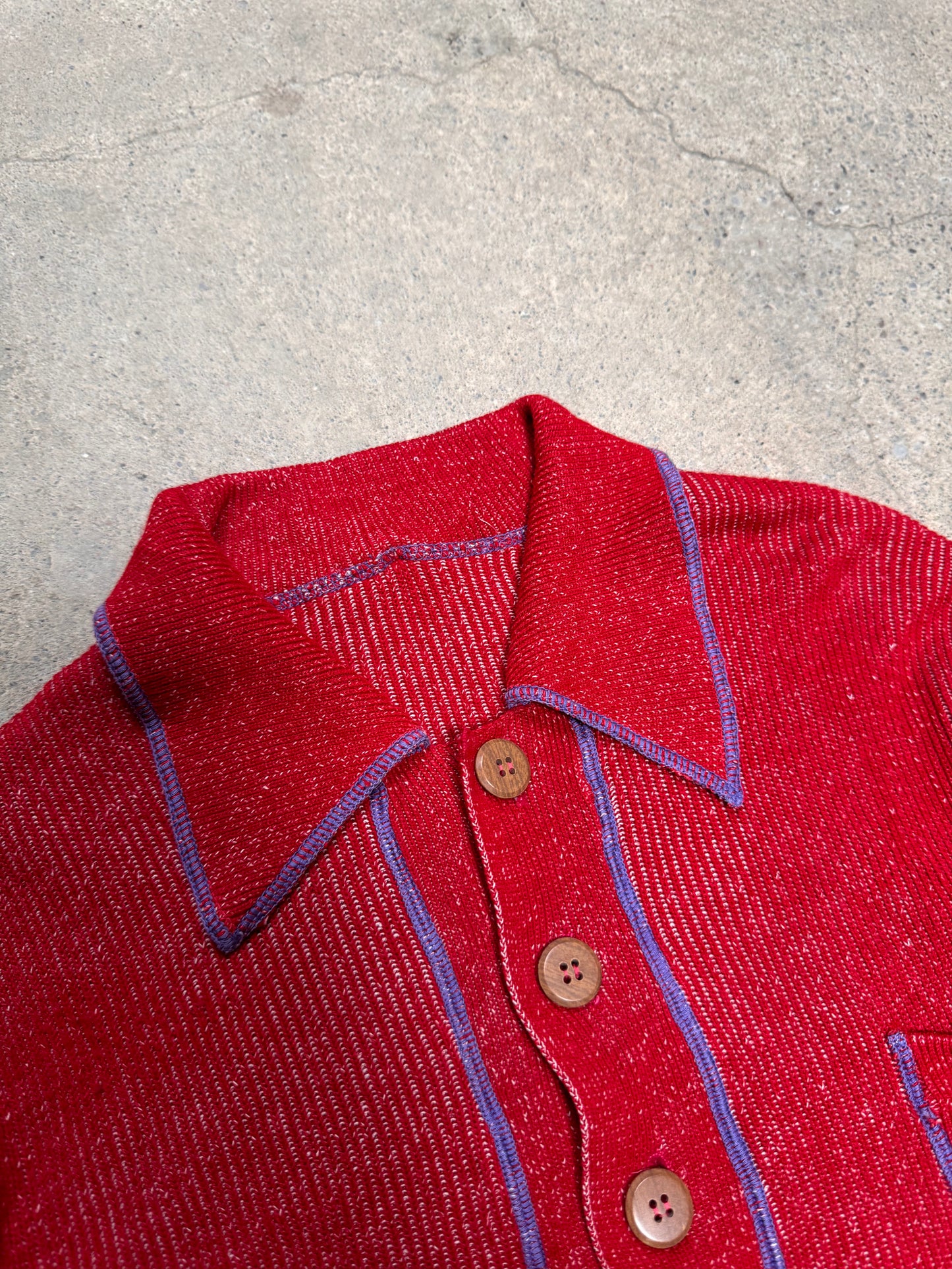 1970S - BANLON LONG SLEEVE KNIT SHIRT