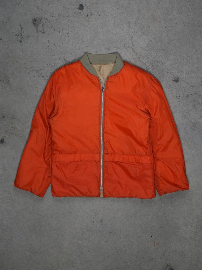 1990S - REVERSABLE QUILTED HUNTING JACKET