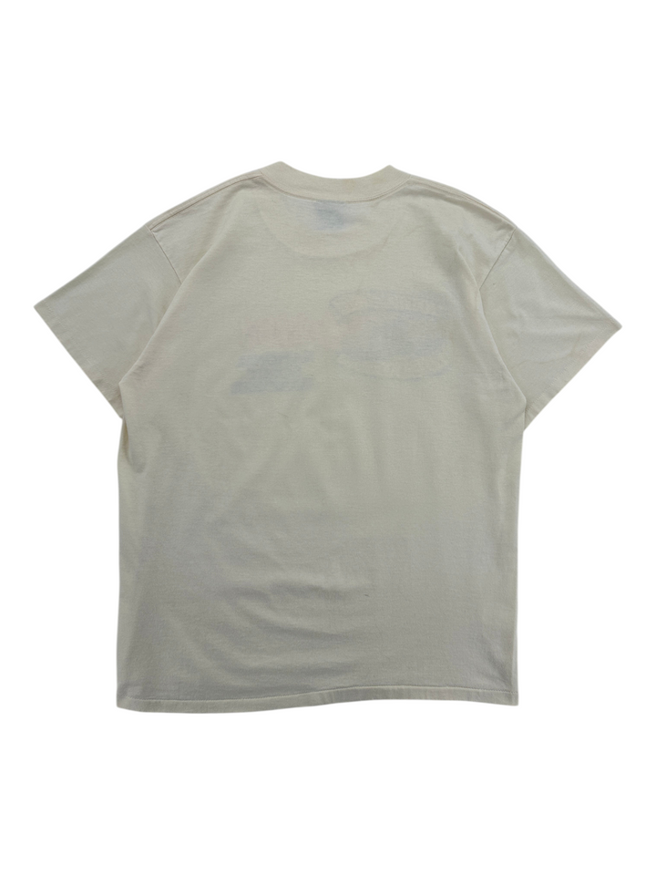 Exile Vintage 1990s National Scout Jamboree cream cotton t-shirt, back view of XL vintage graphic tee.