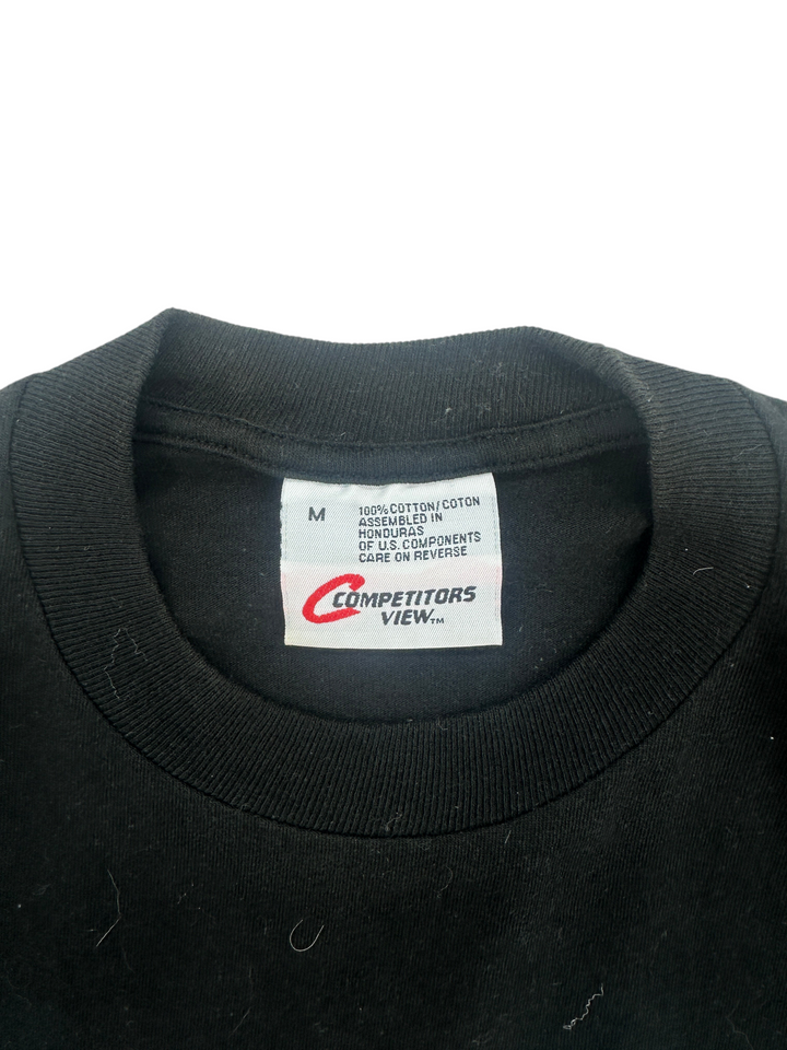 Exile Vintage black 1990s Dale Earnhardt T-shirt featuring a Competitors View size M cotton neck label
