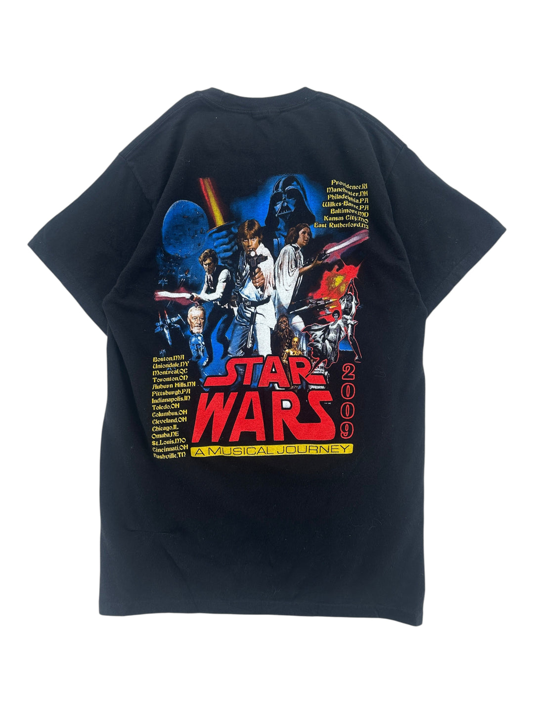 2000s Star Wars Musical Journey T-shirt