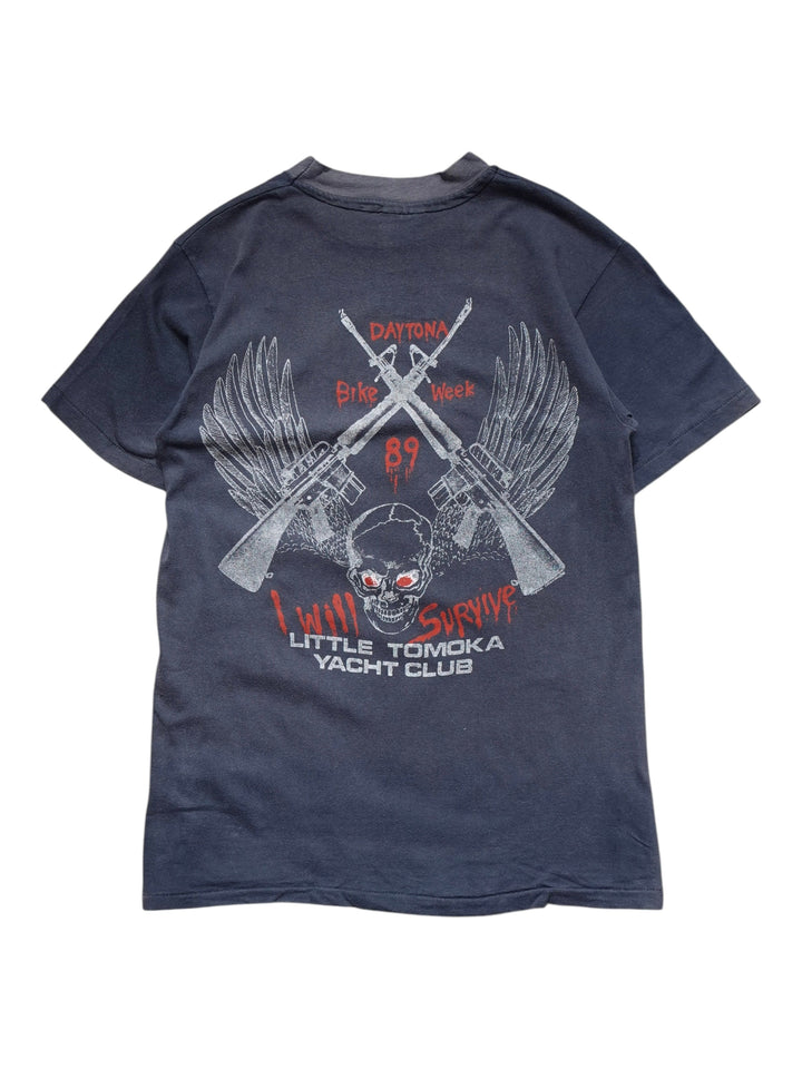 1980S LITTLE TOMOKA YACHT CLUB MOTORCYCLE CLUB T-shirt