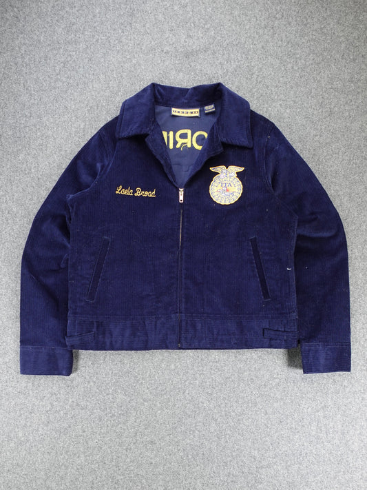 90s/2000s - FFA "Florida Seabreeze" Cropped Corduroy Work Jacket