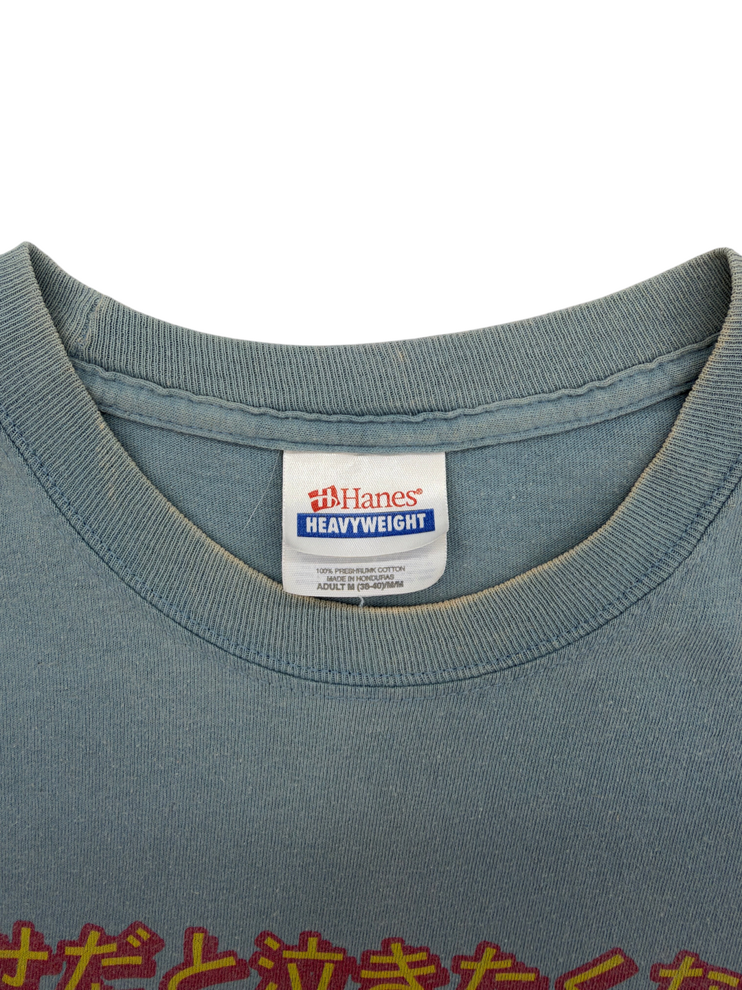 Exile Vintage 2000s The Flaming Lips Space Is The Place t-shirt collar with Hanes Heavyweight tag