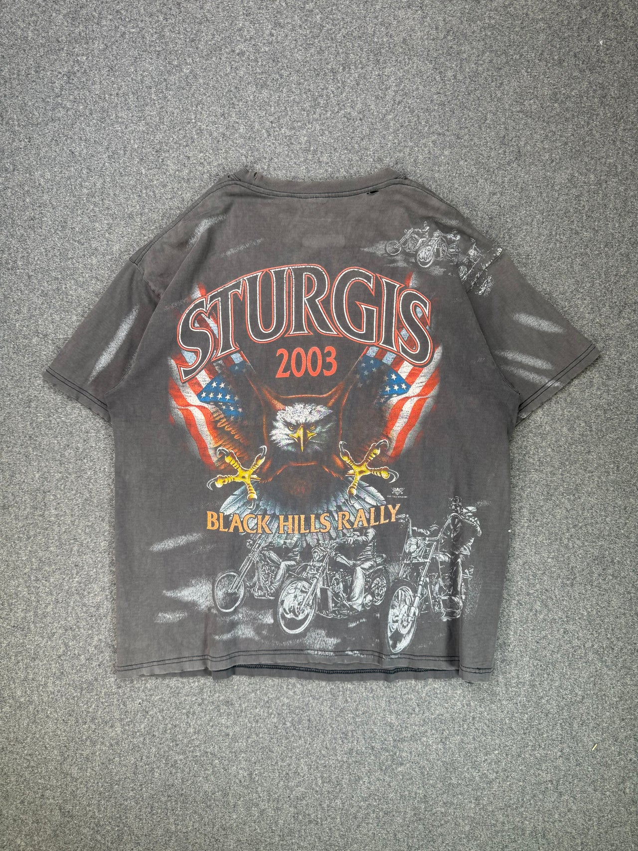 2000s - Sturgis "Follow The Dream" AOP Biker T-Shirt