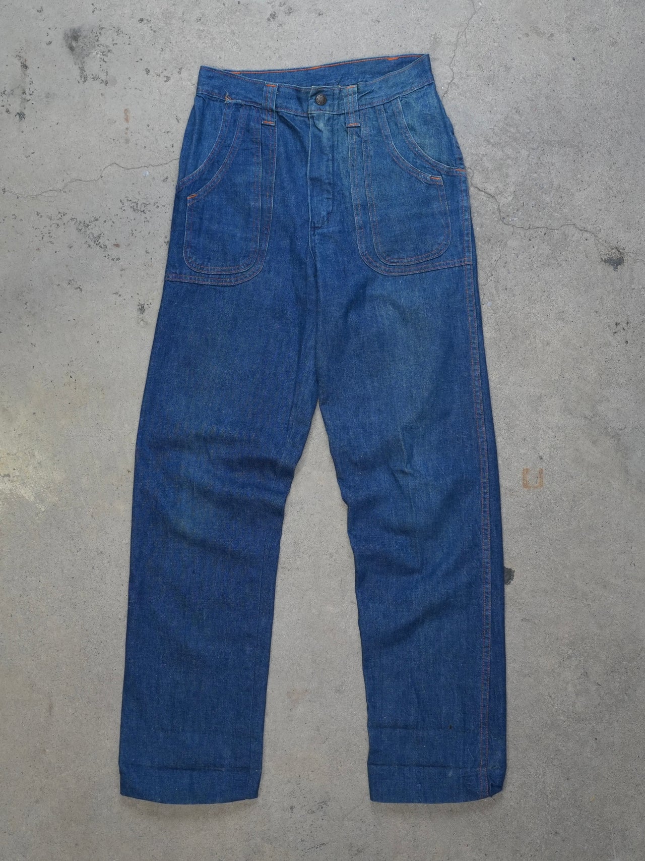 Vintage 1970s - Denim Double Pocket Jeans